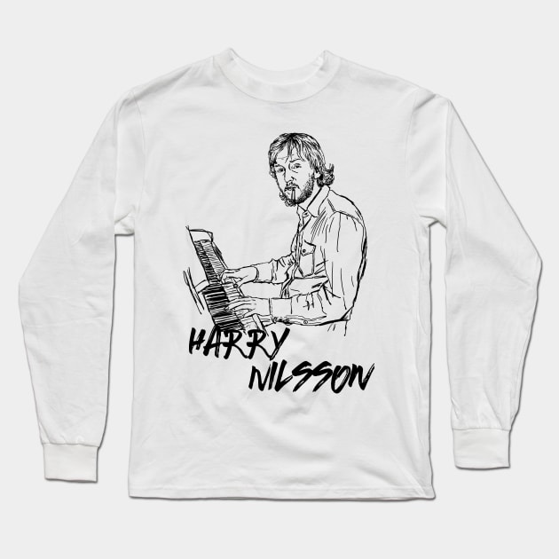 Harry Nilsson Long Sleeve T-Shirt by ThunderEarring